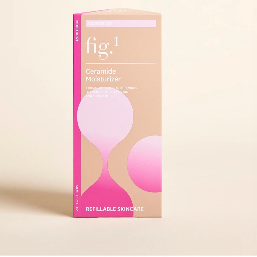 Fig.1 Ceramide Moisturizer | Hydrating Face Cream Barrier Repair Skincare NWT